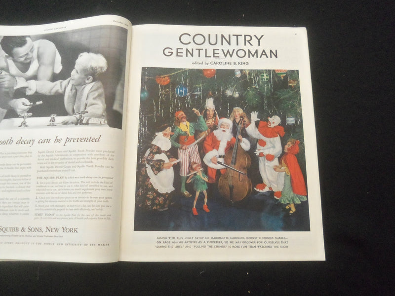 1936 DEC COUNTRY GENTLEMAN MAGAZINE - ILLUSTRATED COVER, STORIES & ADS - ST 734Q