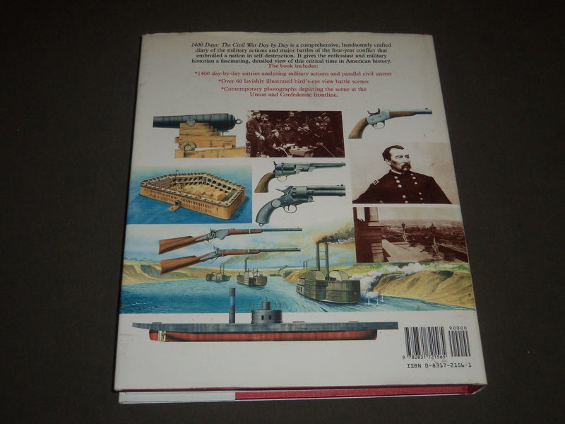 1990 1400 DAYS THE CIVIL WAR DAY BY DAY BY CHRIS BISHOP HARDCOVER BOOK - I 1267
