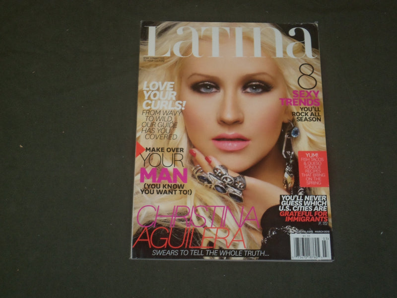 2012 MARCH LATINA MAGAZINE - CHRISTINA AGUILERA COVER - B 1261