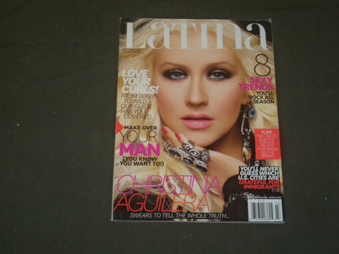 2012 MARCH LATINA MAGAZINE - CHRISTINA AGUILERA COVER - B 1261