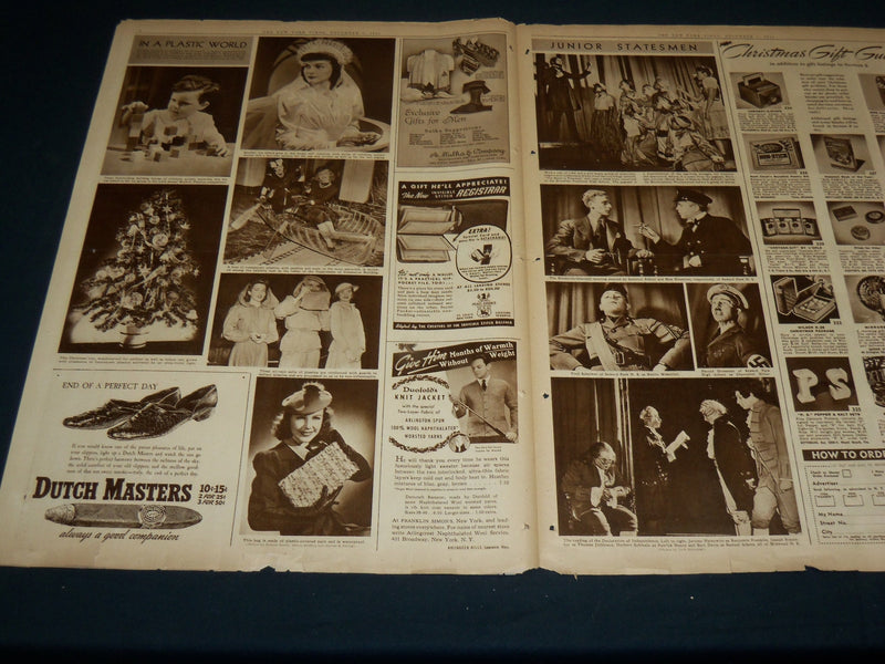 1941 DECEMBER 7 NEW YORK TIMES PICTURE SECTION - ARMED FORCES LEADERS - NT 9395