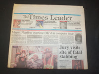 1996 JAN 17 WILKES-BARRE TIMES LEADER-JURY VISITS SITE OF FATAL STABBING-NP 7606