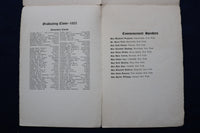 1921 STATE NORMAL SCHOOL COMMENCEMENT SOFTCOVER BOOKLET - ONEONTA, NY - K 923