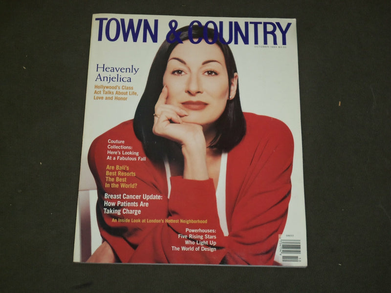 1994 OCTOBER TOWN & COUNTRY MAGAZINE - ANJELICA HUSTON- KENNETH JAY LANE- B 5070