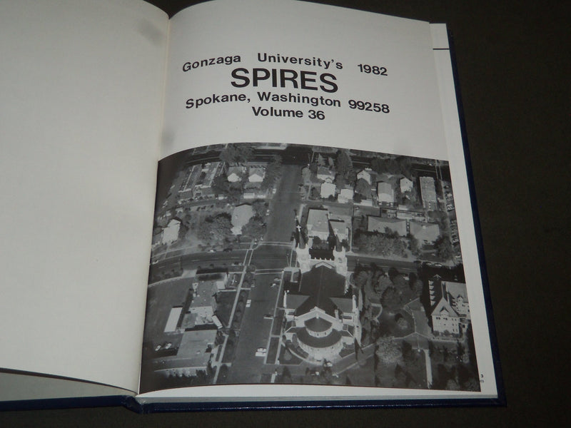 1982 SPIRES GONZAGA UNIVERSITY YEARBOOK VOLUME 36 - SPOKANE, WASHINGTON - YB 973