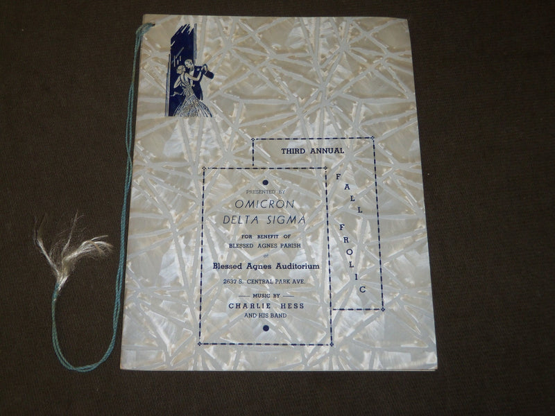 1938 THIRD ANNUAL FALL FROLIC - BLESSED AGNES PARISH PROGRAM - J 3494