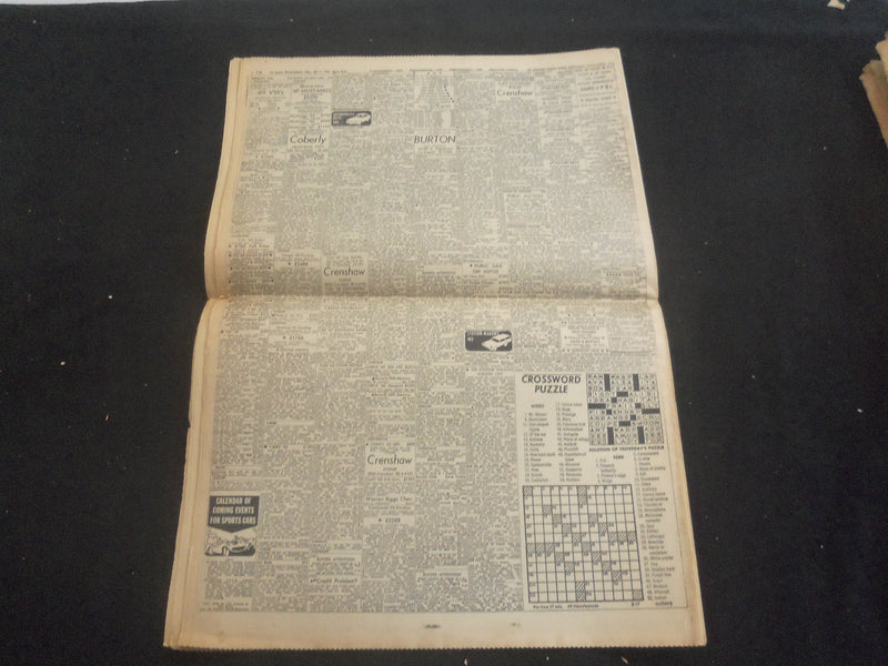 1969 JULY 17 L. A. EVENING HERALD EXPRESS NEWSPAPER- EARLIER MOON WALK?- NP 5743