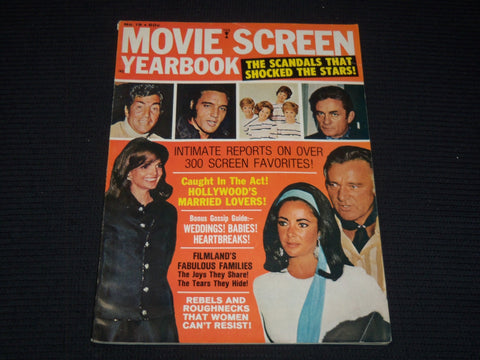 1970 NO. 19 MOVIE SCREEN YEARBOOK MAGAZINE - JACKIE KENNEDY COVER - E 16318