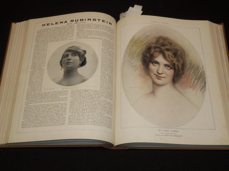 1912 JANUARY-JUNE LE THEATRE MAGAZINE BOUND VOLUME - 12 ISSUES - KD 2278D