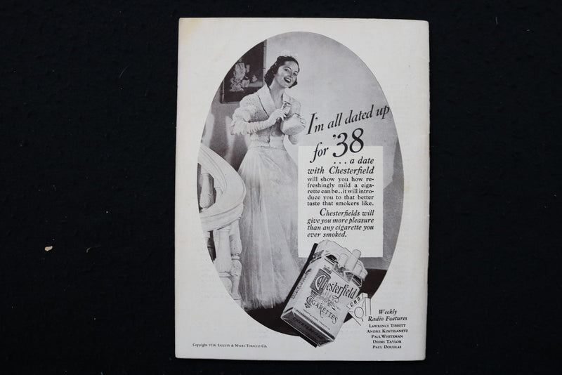 1938 I'D RATHER BE RIGHT PROGRAM- THE PLAYBILL-GEORGE M. COHAN -LOT OF 2- K 3049