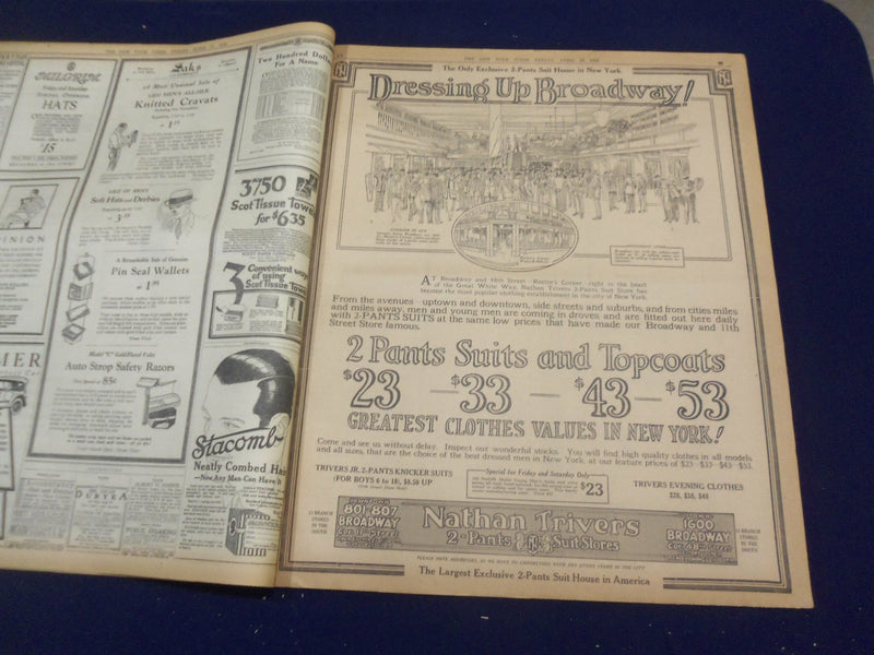 1923 APRIL 27 NEW YORK TIMES - DUKE OF YORK WEDS SIMPLE SCOTS MAID - NT 8349
