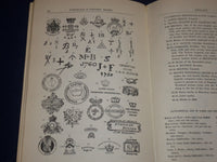 1943 PORCELAIN & POTTERY MARKS BY URBAN HARTMAN SOFTCOVER BOOK - J 1649
