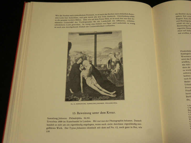 1970'S GERARD DAVID AND HIS SCHOOL HARDCOVER BOOK BY BODENHAUSEN - R 710F