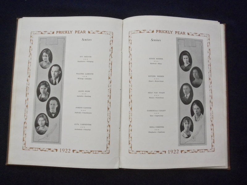 1922 THE PRICKLY PEAR INTERMOUNTAIN UNION COLLEGE YEARBOOK -HELENA, MT - YB 3113