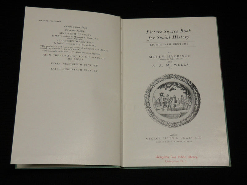 1959-1961 PICTURE SOURCE BOOK LOT OF 3 - 17TH, 18TH & 19TH CENTURIES - KD 3409N