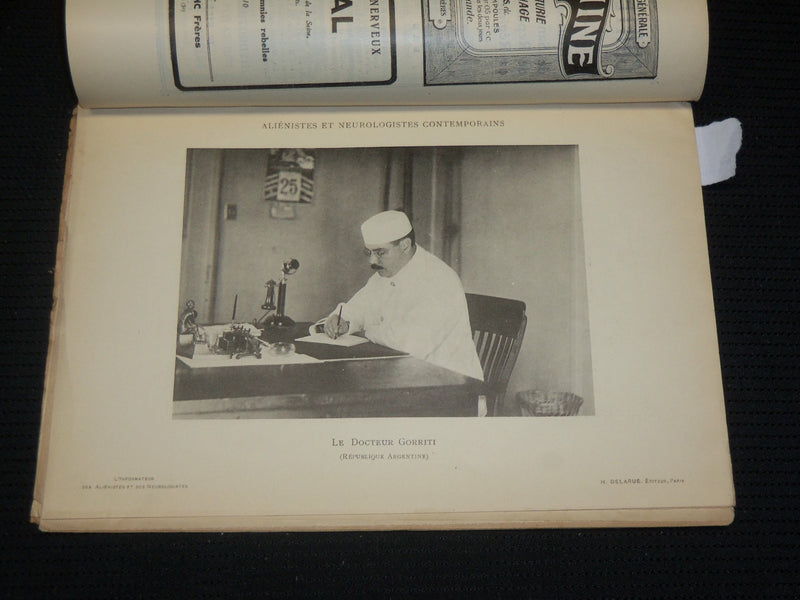 1920-1922 L'INFORMATEUR DES ALIENISTES ET DES NEUROLOGISTS LOT OF 12 - WR 505G