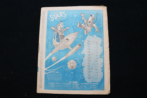 1965 DECEMBER 12 STARS MAGAZINE - OUT IN SPACE COVER - E 25696