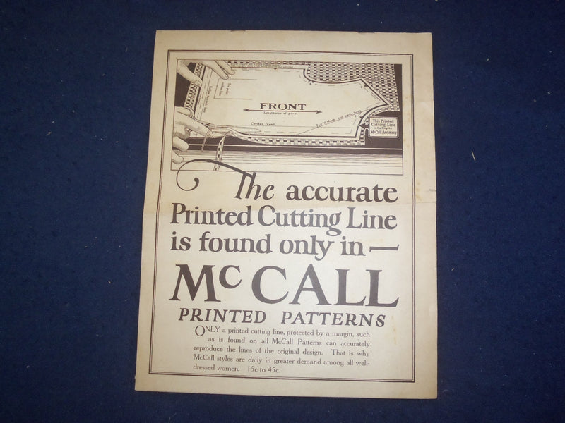 1926 WINTER LEADING STYLES IN MCCALL PRINTED PATTERNS BROCHURE - J 9774