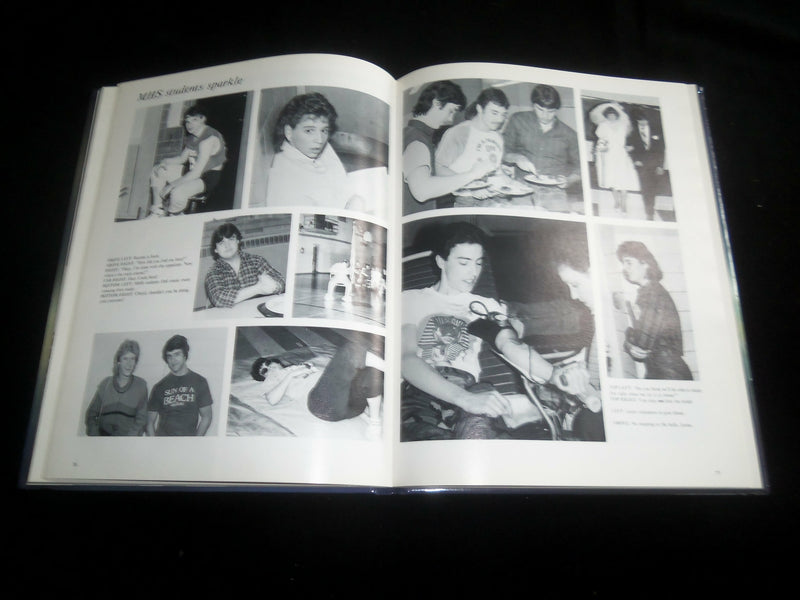 1986 ATODNEM MENDOTA HIGH SCHOOL YEARBOOK - MENDOTA, ILLINOIS - YB 2533