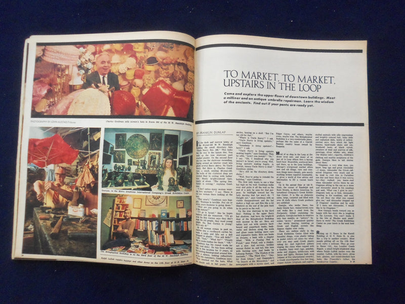 1971 NOV 14 CHICAGO TRIBUNE MAGAZINE SECTION-SCIENTOLOGISTS-ALEX KARRAS- NP 6422