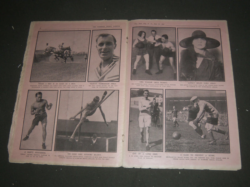 1927 JUNE 25 NATIONAL POLICE GAZETTE - MARY MABERY - SP 3078