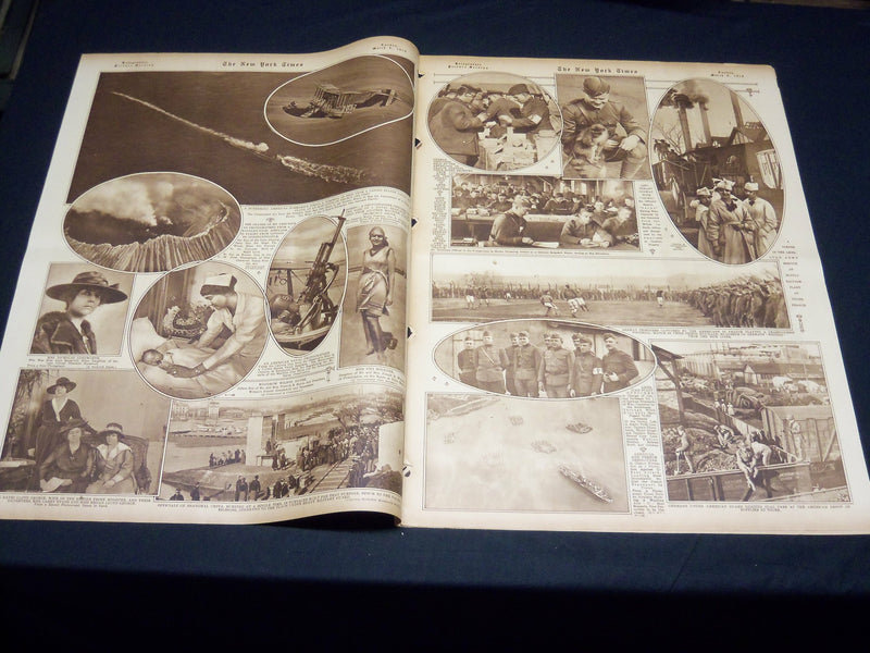 1919 MARCH 9 NEW YORK TIMES PICTURE SECTION - CURTISS AIRPLANE CO. - NT 8843