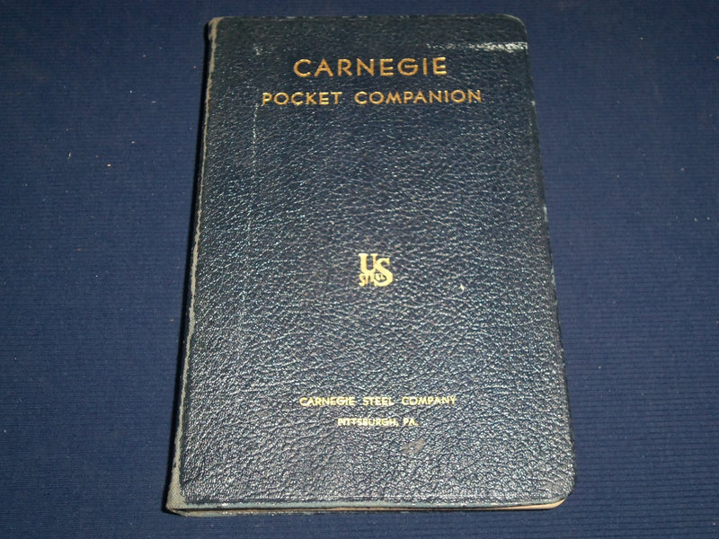1934 CARNEGIE SOFTCOVER POCKET COMPANION - 24TH EDITION - DIAGRAMS - KD 2323