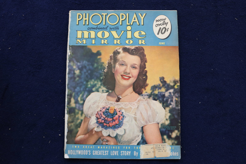 1941 JUNE PHOTOPLAY MAGAZINE - DEANNA DURBIN COVER - E 17825