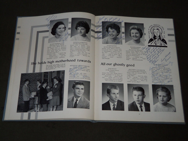 1961 SHIELD MORRIS CATHOLIC HIGH SCHOOL YEARBOOK - DENVILLE, NEW JERSEY- YB 1388