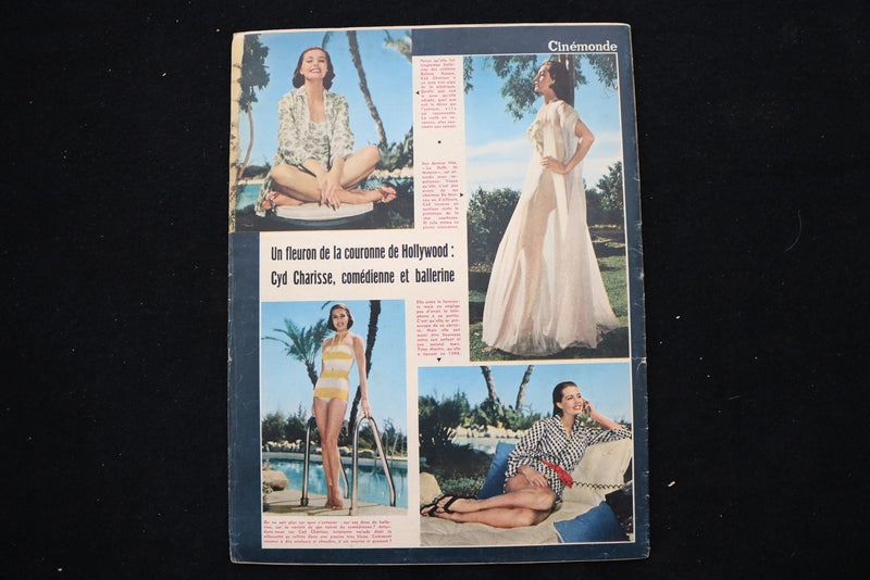 1957 JUNE 27 CINEMONDE MAGAZINE - ROCK HUDSON COVER - E 25893
