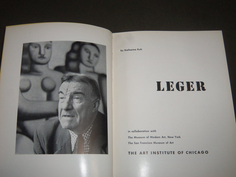 1953 LEGER EXHIBITION BY KATHARINE KUH SOFTCOVER BOOK - J 2273