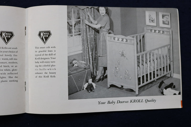 1930'S KROLL BABY FURNITURE CATALOG - K 972
