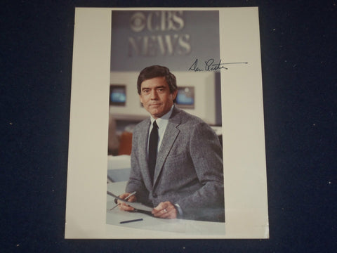 DAN RATHER AUTOGRAPHED PHOTOGRAPH - J 6043