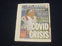 2020 OCTOBER 4 NEW YORK DAILY NEWS NEWSPAPER -HOW TO VOTE IN NYC DURING PANDEMIC
