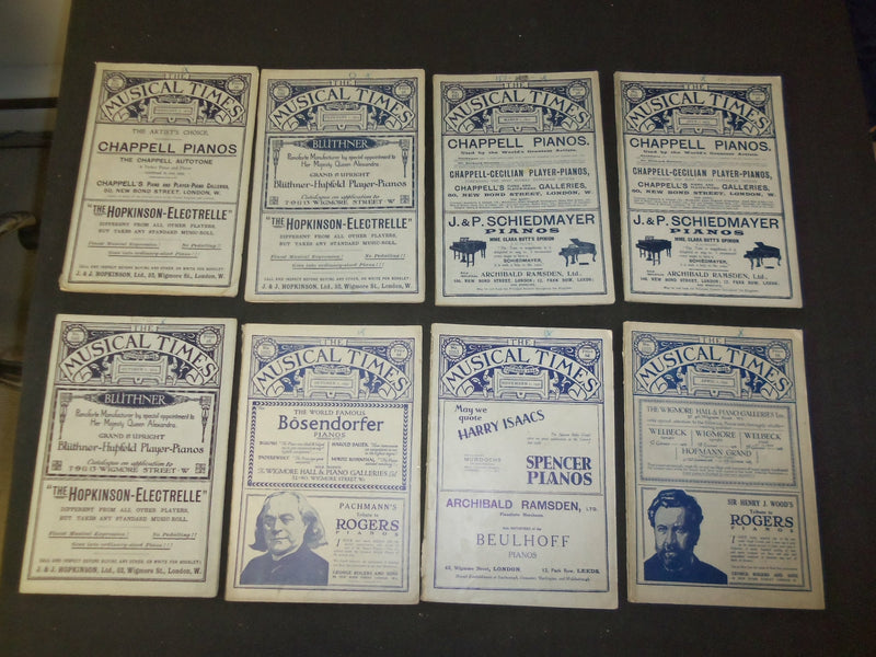 1912-1947 THE MUSICAL TIMES MAGAZINE - LOT OF 23 - O 2440M