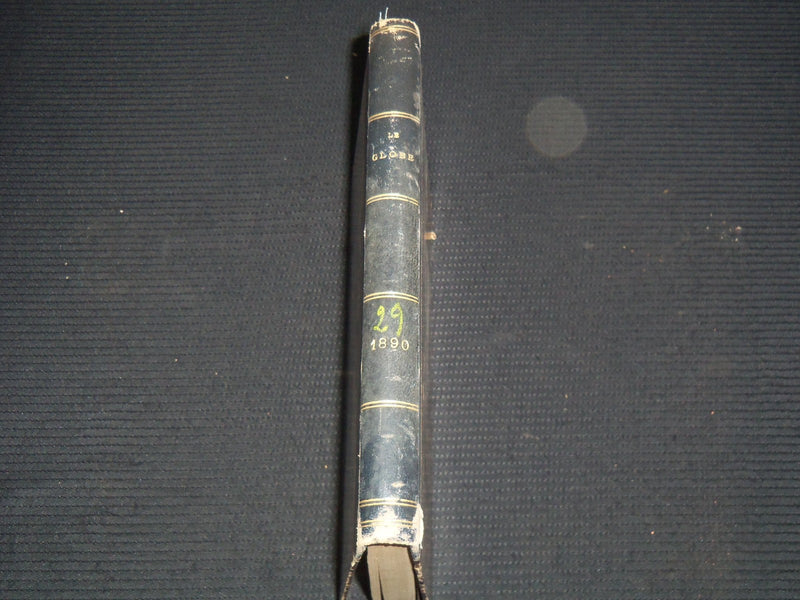 1890 LE GLOBE FRENCH - JOURNAL GEOGRAPHIQUE - NICE COLOR MAP - #239