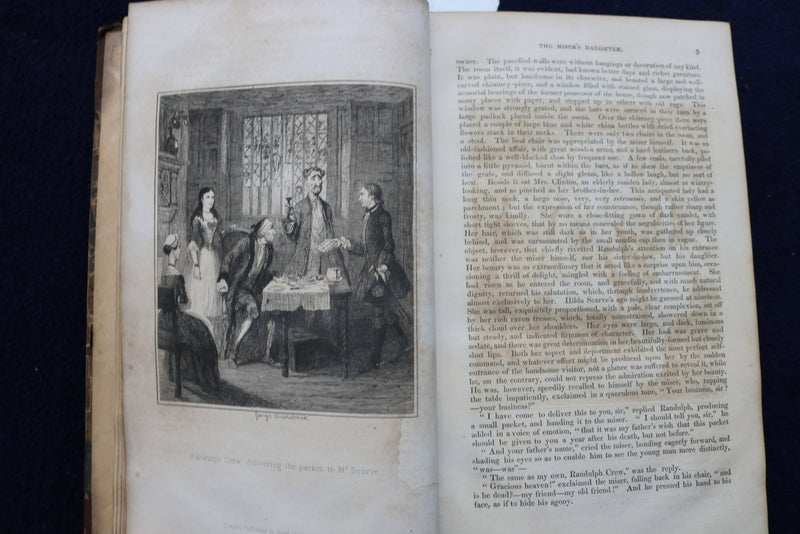 1872 AINSWORTH'S MAGAZINE, VOLUME I HARDCOVER BOOK BY WILLIAM AINSWORTH- KD 9455