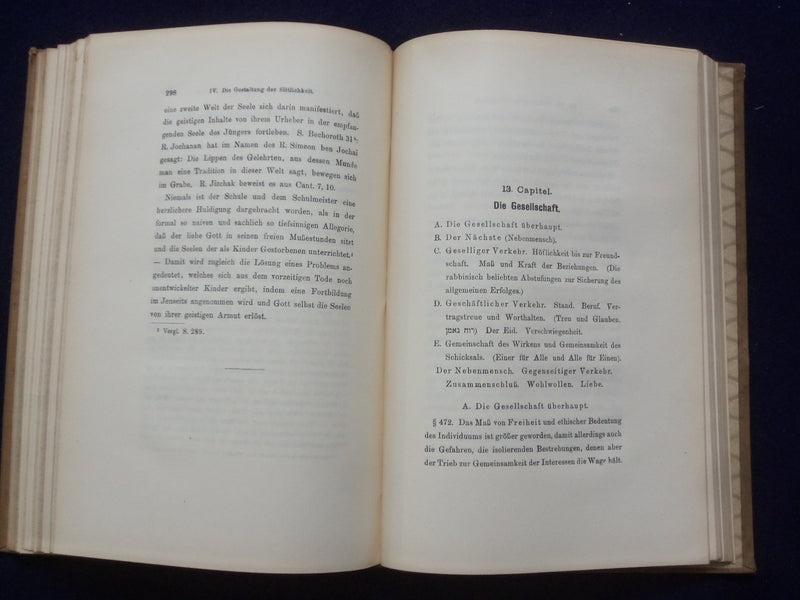 1911 DIE ETHIK DES JUDENTUMS HARDCOVER BOOK VON PROF. LAZARUS - GERMAN - KD 8993