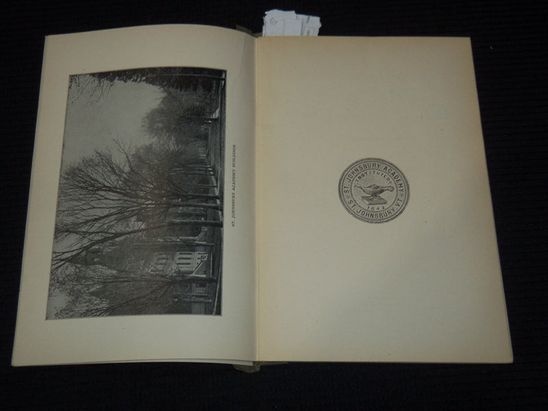 1906 ST. JOHNSBURY ACADEMY CATALOGUE - ST. JOHNSBURY, VERMONT - K 3109