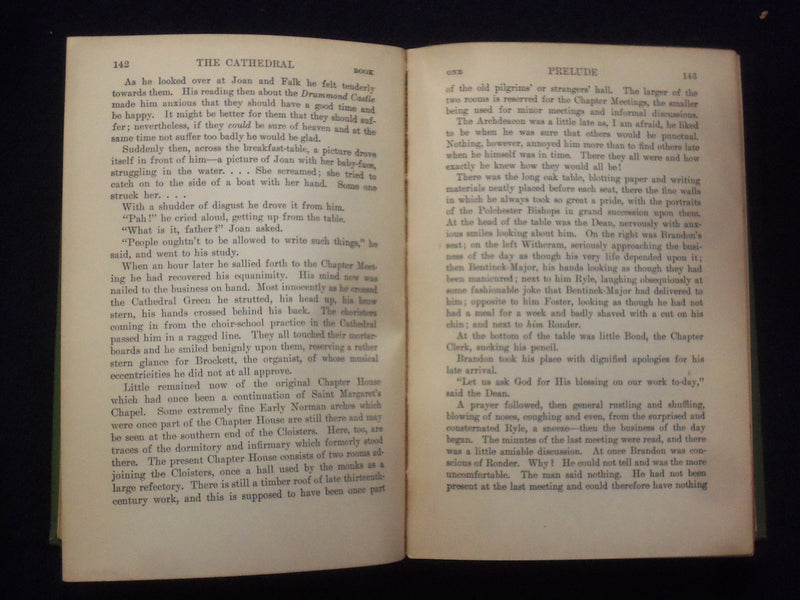 1922 THE CATHEDRAL HARDCOVER BOOK BY HUGH WALPOLE - KD 9035