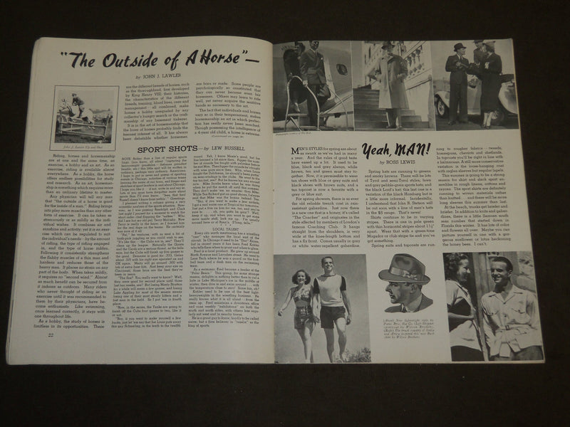 1938 APRIL ROUND THE LOOP MAGAZINE - CHICAGO - ILLINOIS - J 3521