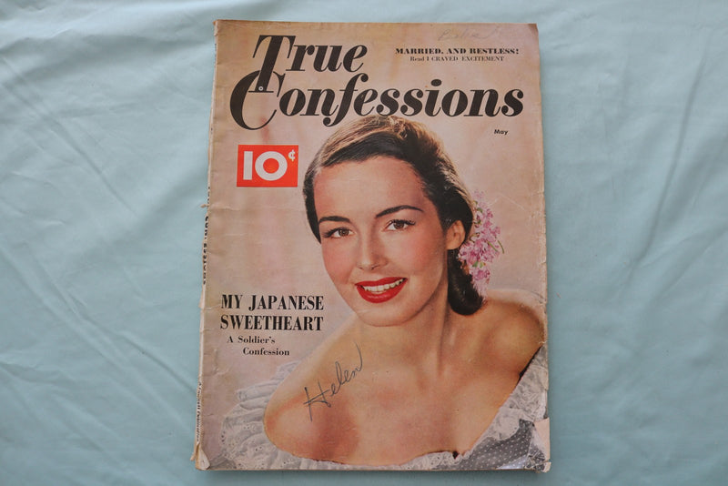 1951 MAY TRUE CONFESSIONS MAGAZINE - PEGGY O'CONNOR COVER - E 26703