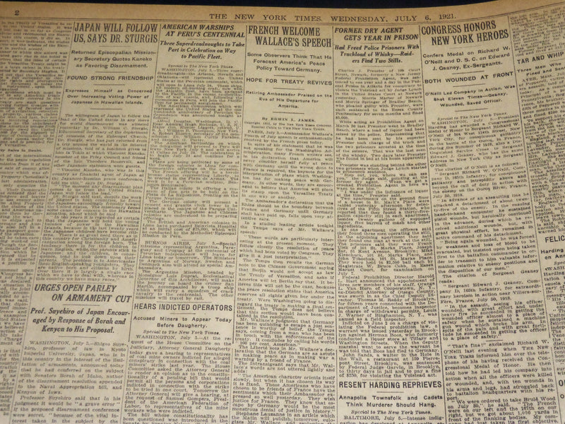 1921 JULY 6 NEW YORK TIMES - TRANSPLANTED EYES MAKE BLIND FISH SEE - NT 8695