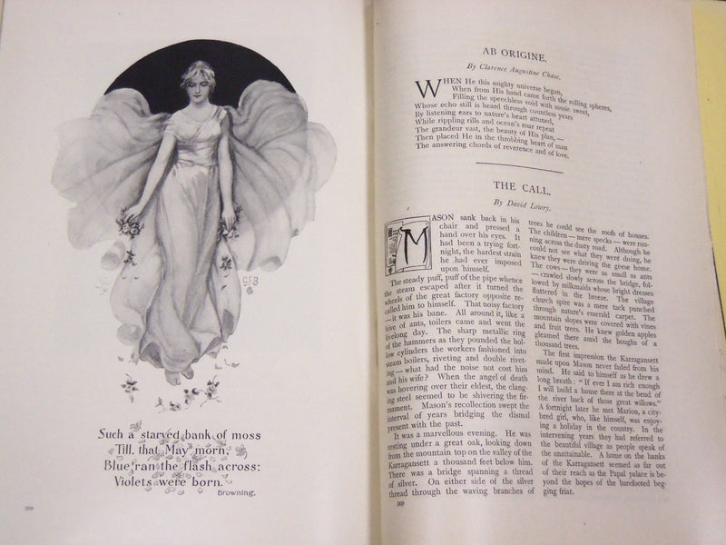 1895 NEW ENGLAND MAGAZINE LOT OF 7 ISSUES - NICE ILLUSTRATIONS & ADS - WR 451