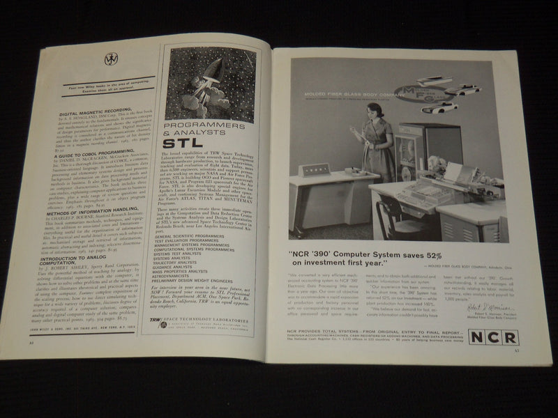 1963-1970 COMMUNICATIONS OF THE ACM MAGAZINE LOT OF 21 ISSUES - O 1778C