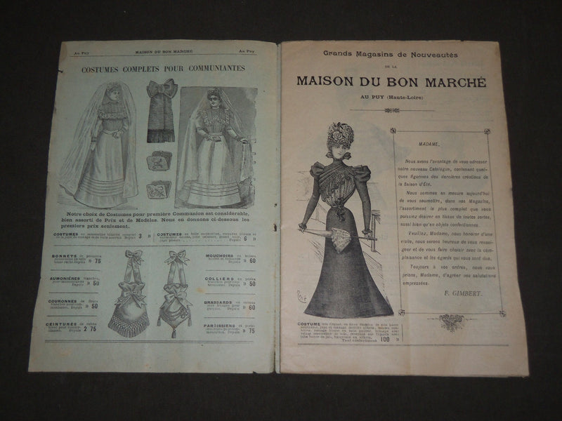 1898 SPRING MAISON DU BON MARCHE FRENCH CATALOGUE - FR 1128