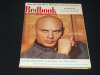 1957 MAY REDBOOK MAGAZINE - YUL BRENNER FRONT COVER - E 14006