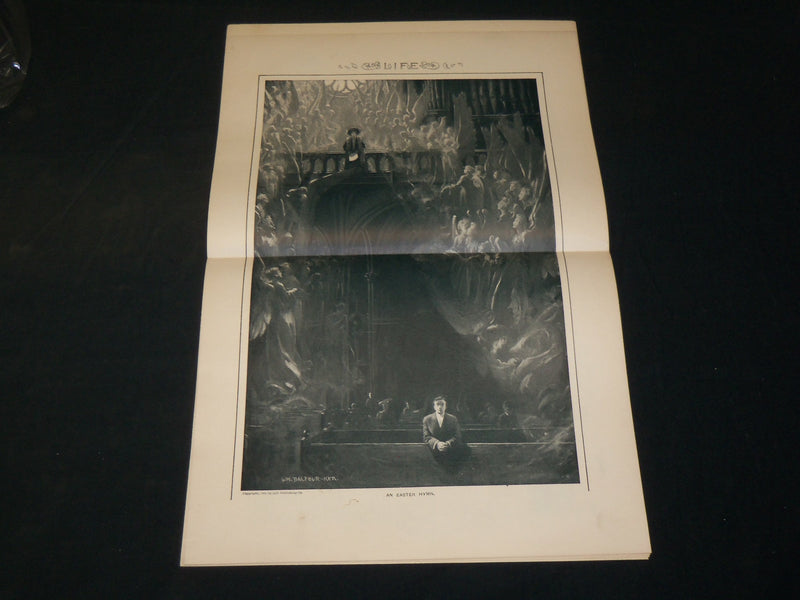 1905 APRIL 6 LIFE MAGAZINE - HENRY HUTT COVER - EASTER NUMBER - B 4589L