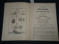 1956 THE SEVEN YEAR ITCH PROGRAM - SEACLIFF THEATRE NY - GENE RAYBURN - J 4281