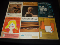1965 SATURDAY REVIEW MAGAZINES LOT OF 20 ISSUES - NICE COVERS - WR 104D